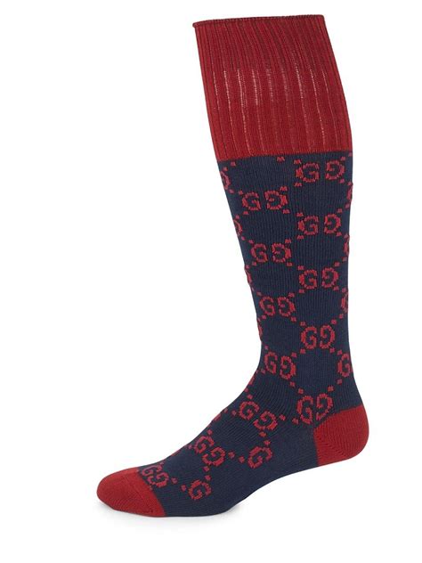 navy blue gucci socks